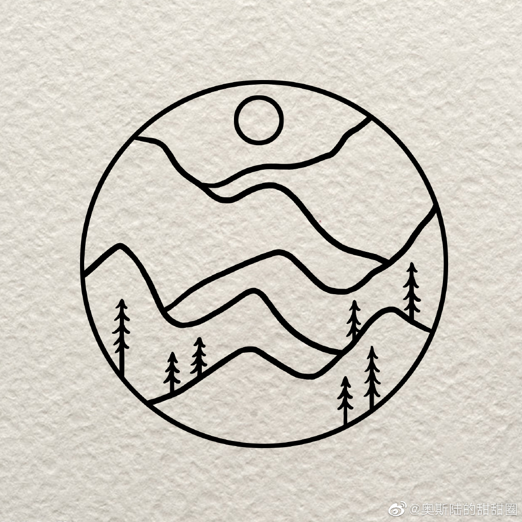 夏日骑行简笔画-图6