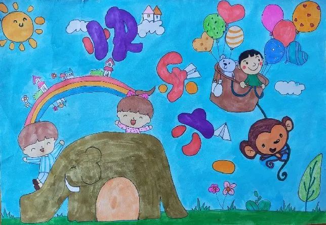 六一儿童画优秀作品（5张）-图5