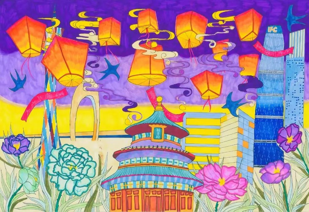 “复兴强国有我 喜迎二十大”优秀绘画作品-图5