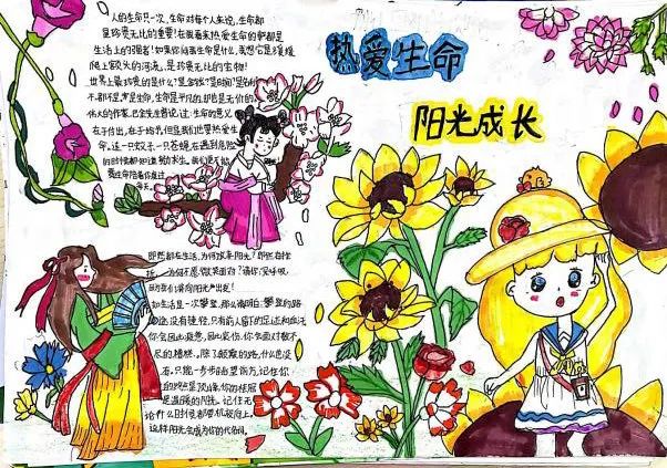 心理健康主题手抄报一等奖（小学）-图5