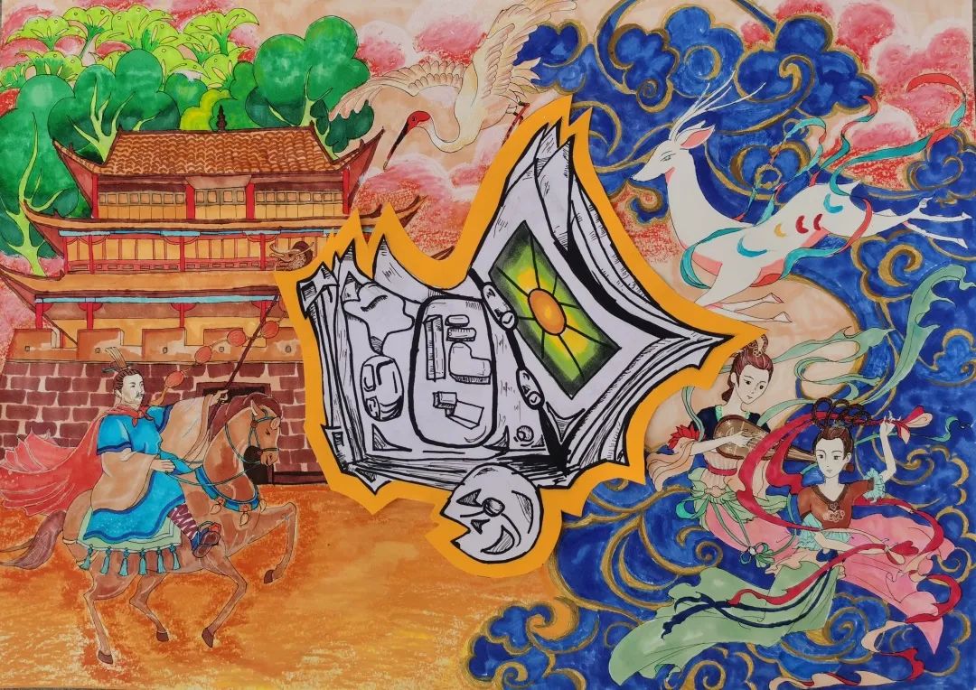 神奇的书 奇思妙想科幻画作品