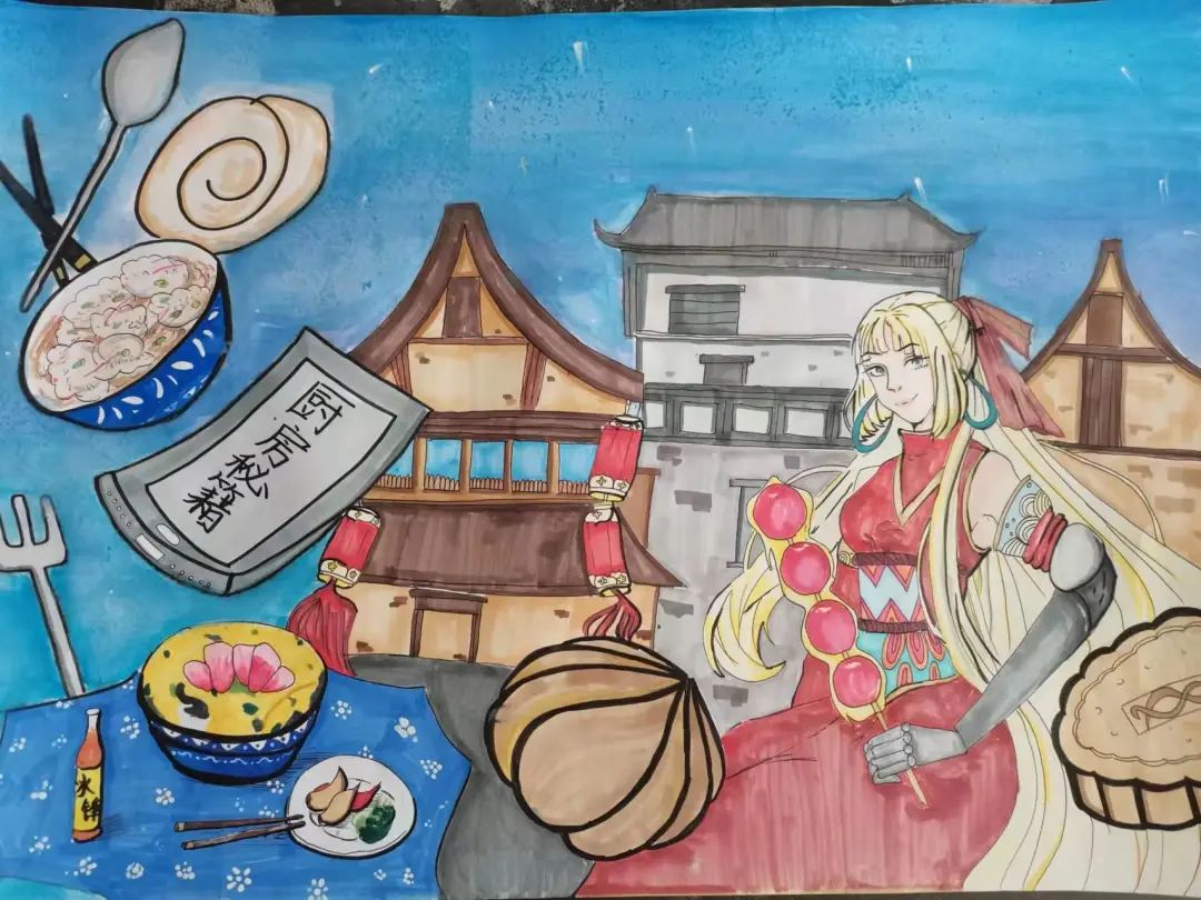 奇思妙想的科幻画—厨娘机器人