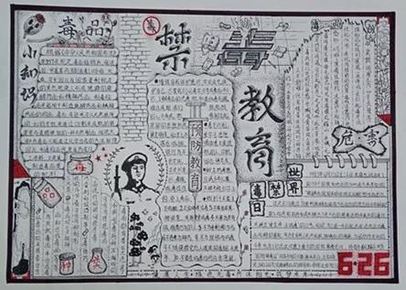 珍爱生命 远离毒品—禁毒教育手抄报一等奖-图2