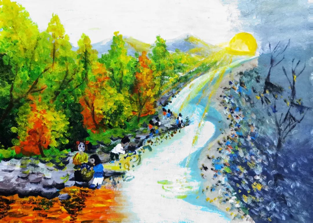 以笔绘家乡 画出生态美 中小学生生态文明教育绘画优秀作品-图3