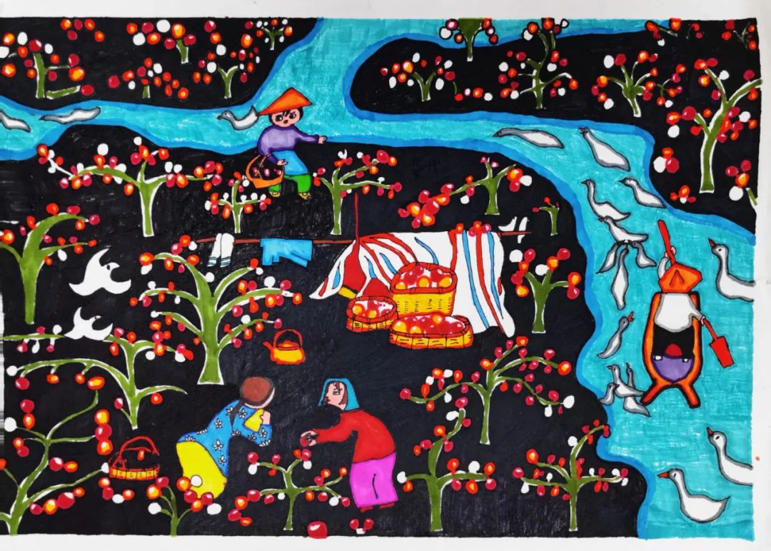 中小学生生态文明教育绘画大赛作品-图6