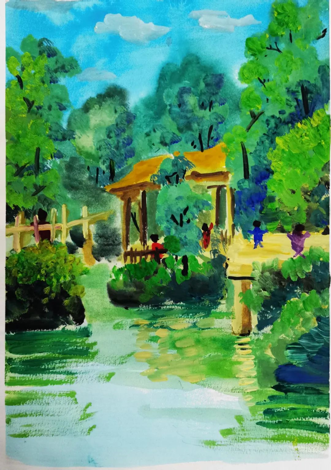 生态文明主题绘画优秀作品“以笔绘家乡 画出生态美”-图7