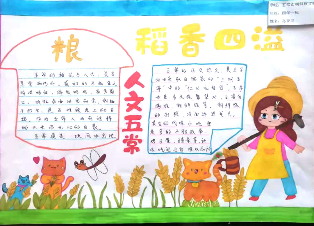 7张关于走进五常的手抄报精选作品-图5