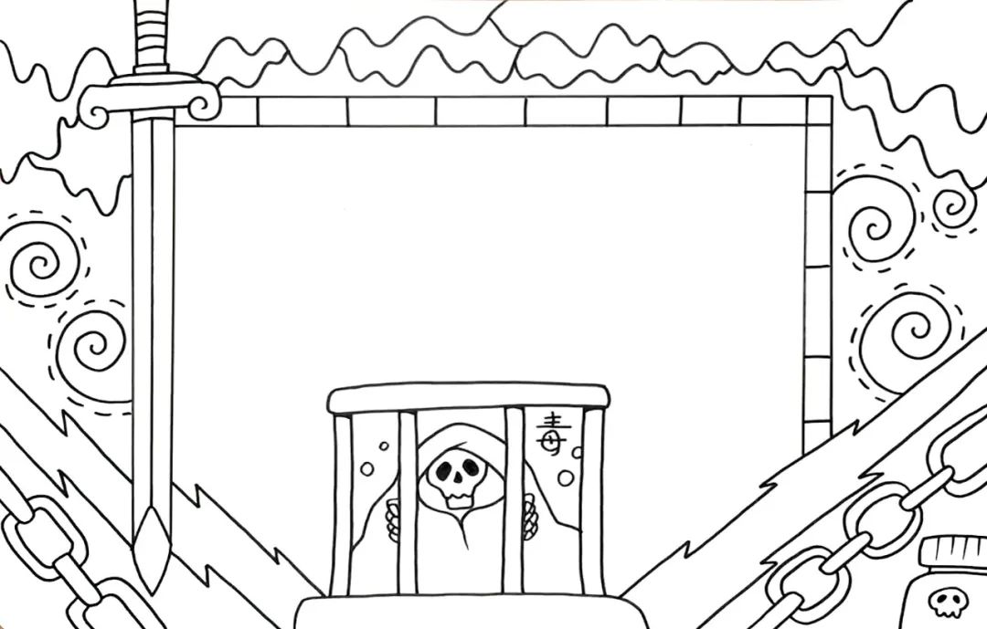 2022禁毒日手抄报绘画教程-图5