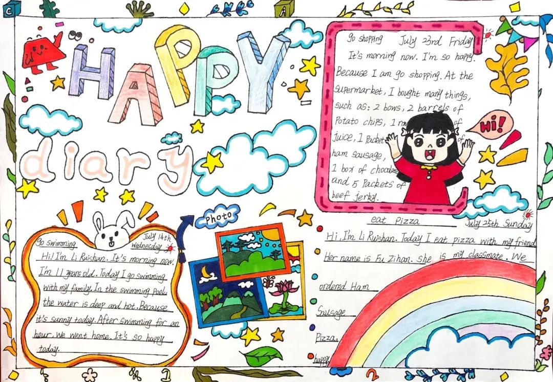 关于英语学科主题手抄报这样画最好看-图3