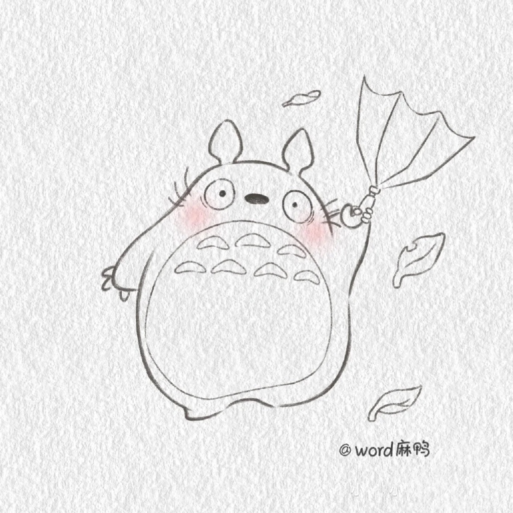 一组可爱卡通动物简笔画-图7