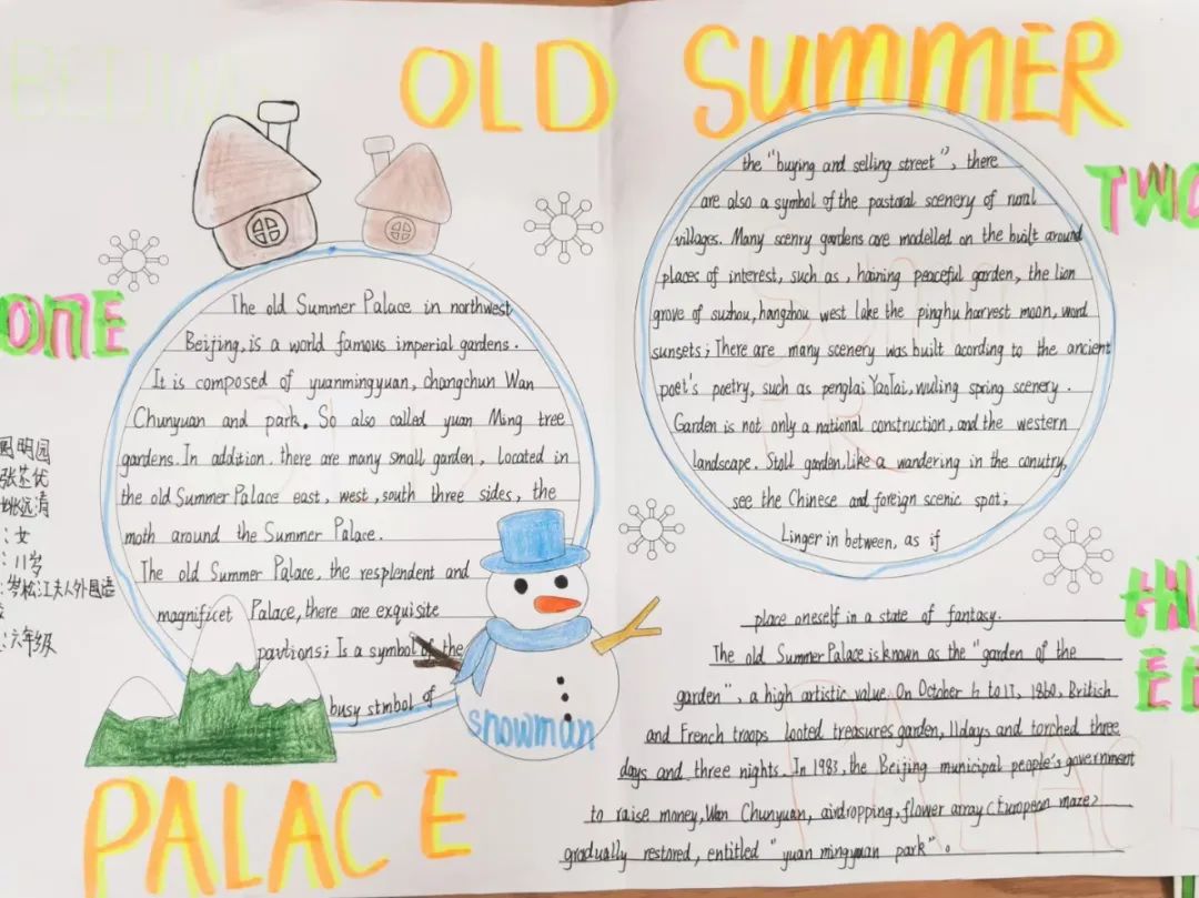 我最喜欢的学科英语手抄报（小学组）-图3