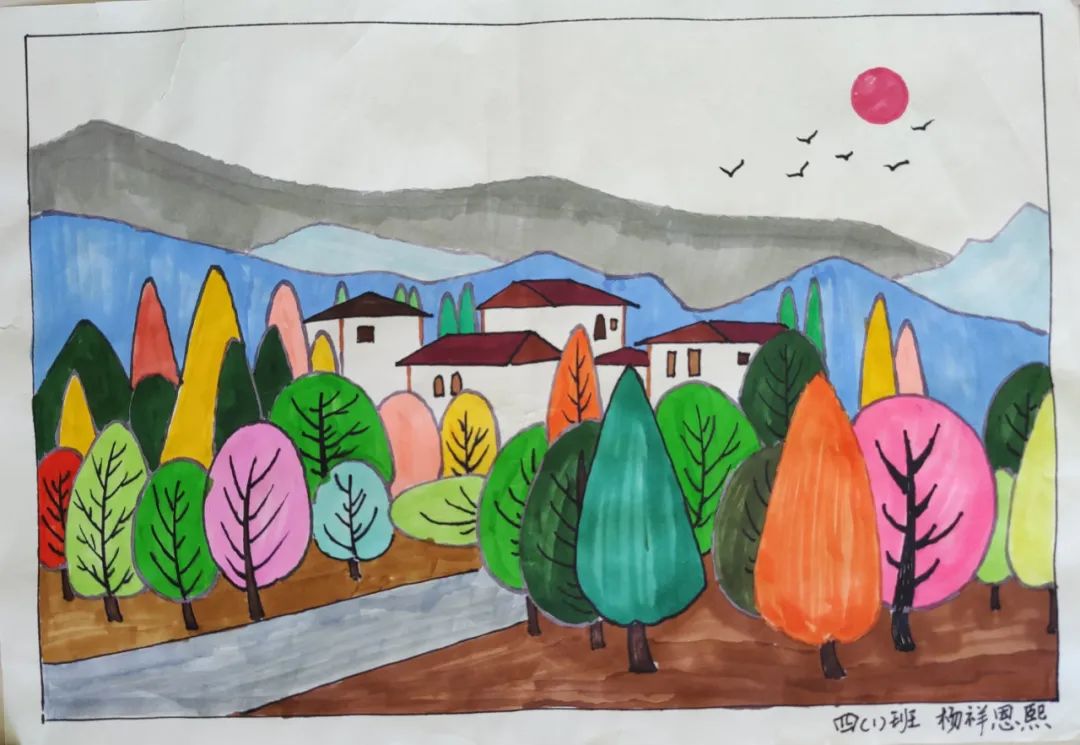 “喜迎二十大 画笔绘党恩”绘画比赛作品-图2