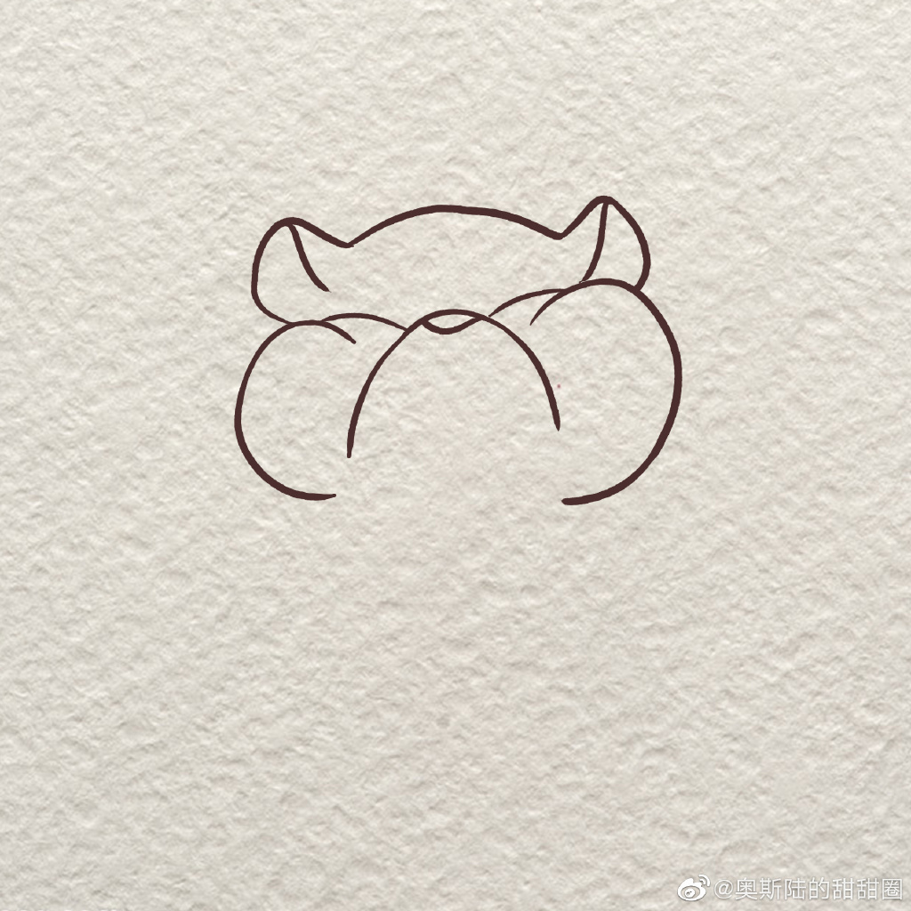 疯狂动物城配角简笔画画法步骤-图1