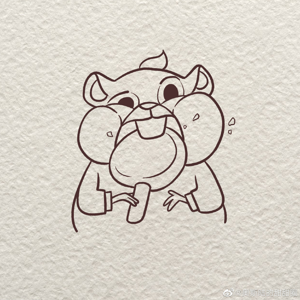 疯狂动物城配角简笔画画法步骤-图4