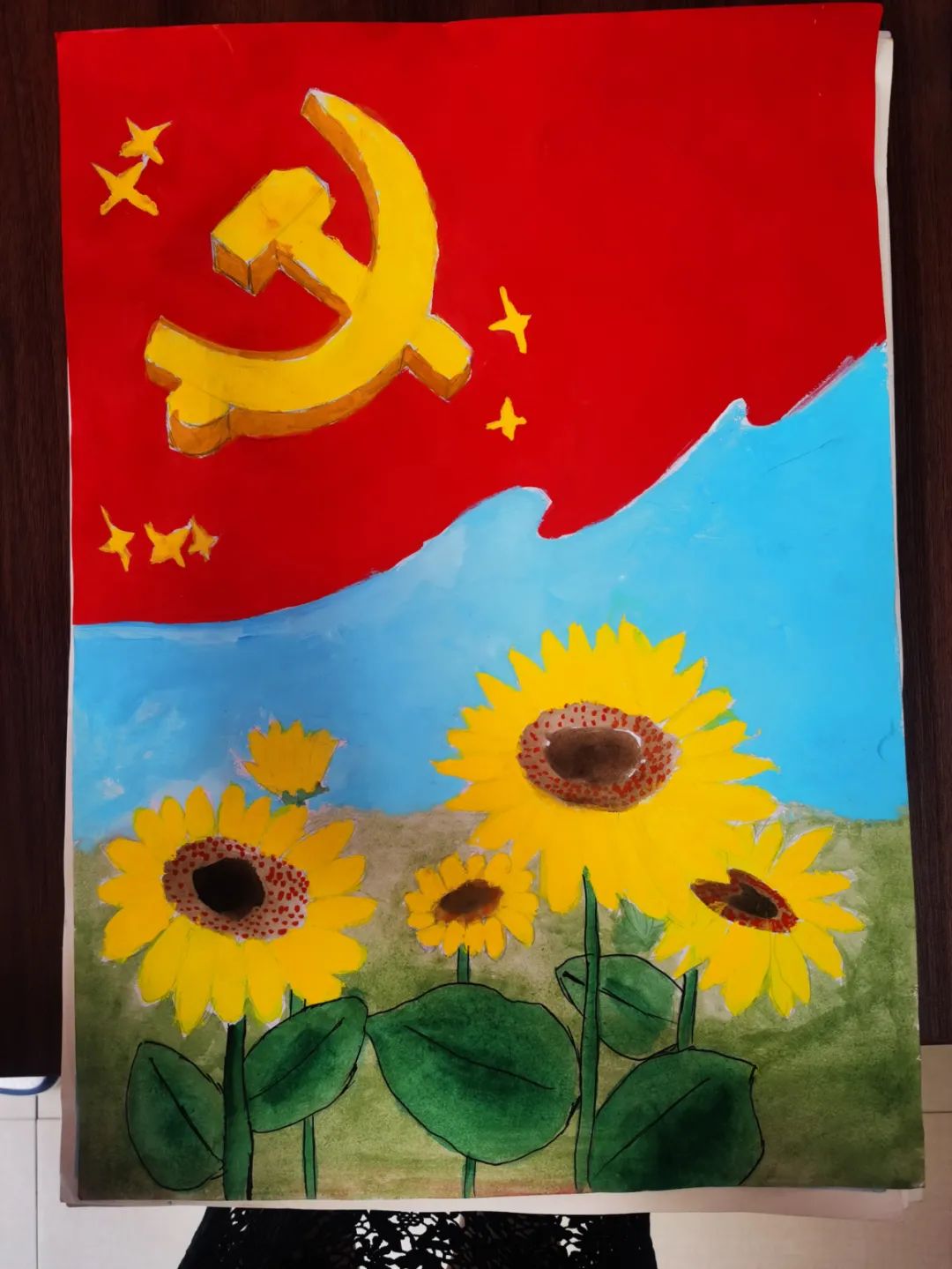 喜迎二十大 争做好队员 少先队员绘画大赛作品-图2