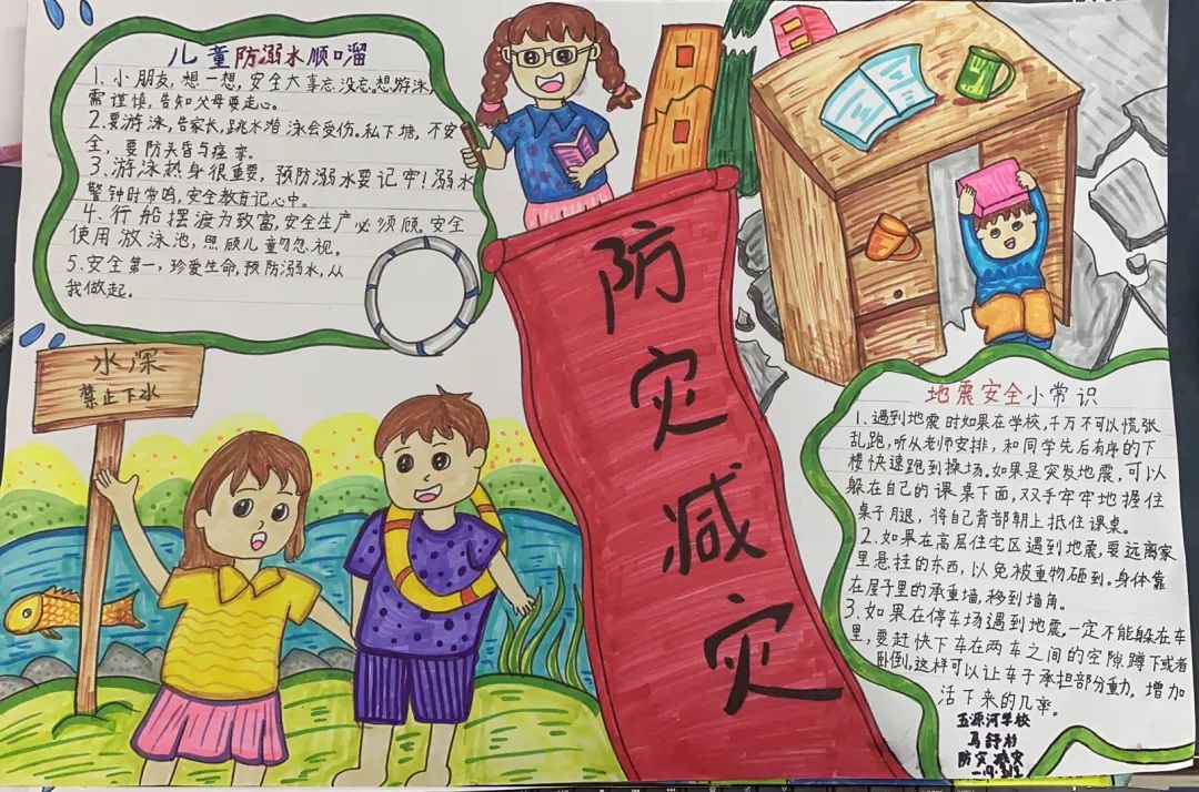 512全国防灾减灾日手抄报简单好看-图5