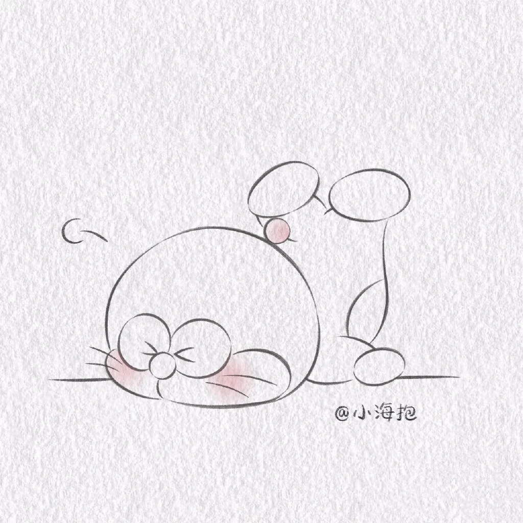 可爱卡通人物头像简笔画图片-图6