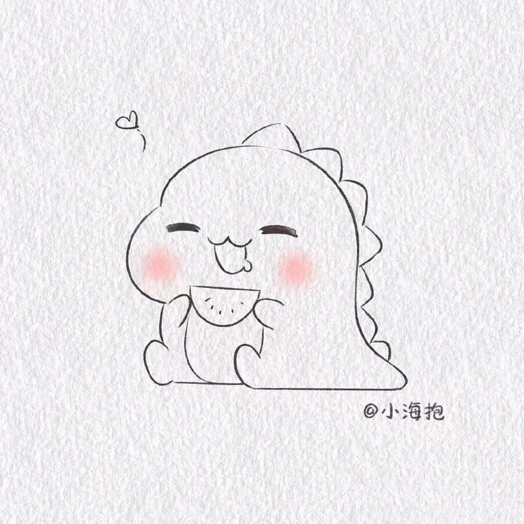 可爱卡通人物头像简笔画图片-图9