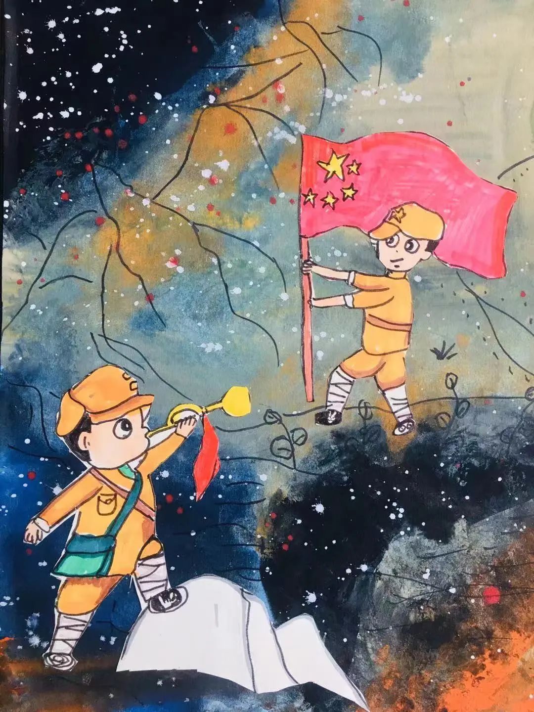 步骤6：潜山抗战