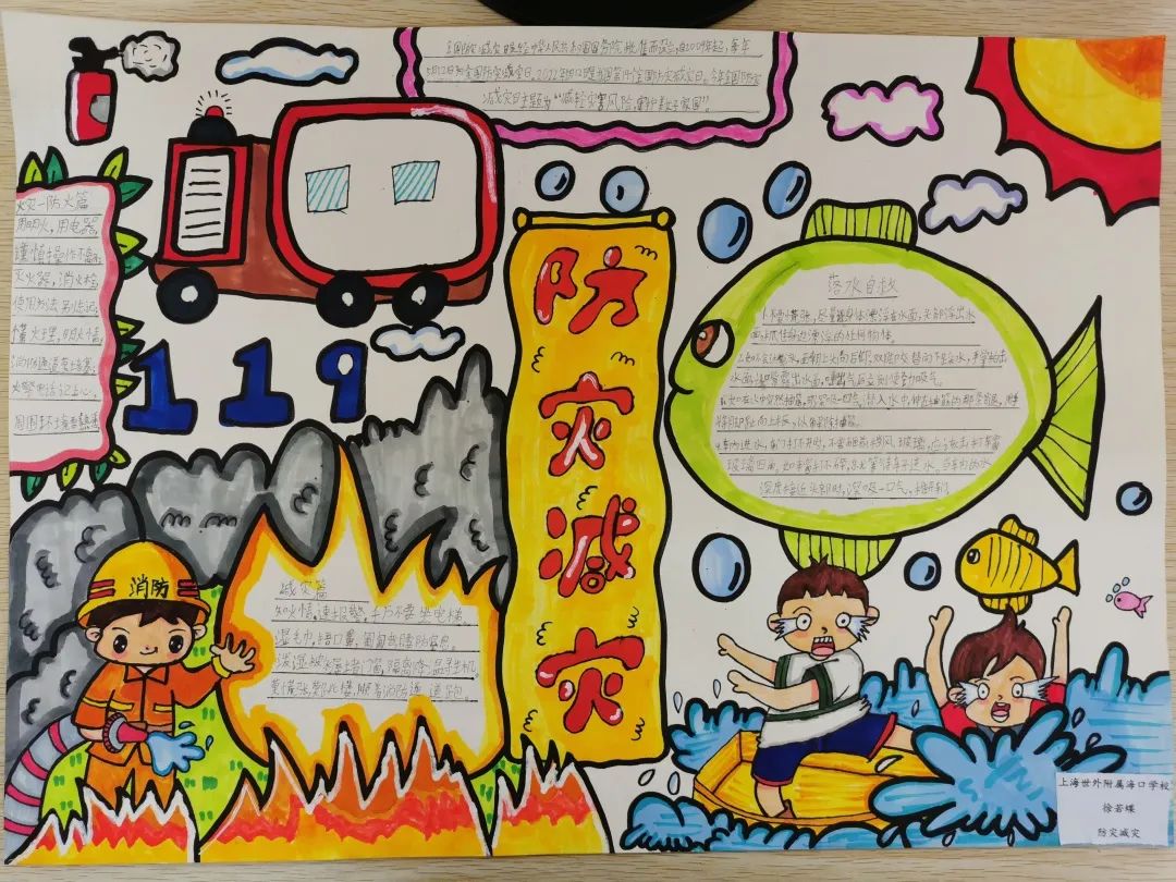 防灾减灾手抄报图片简单好看-图4