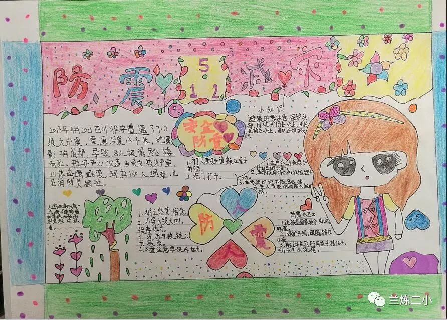 “防灾减灾 珍爱生命”主题手抄报5张-图3