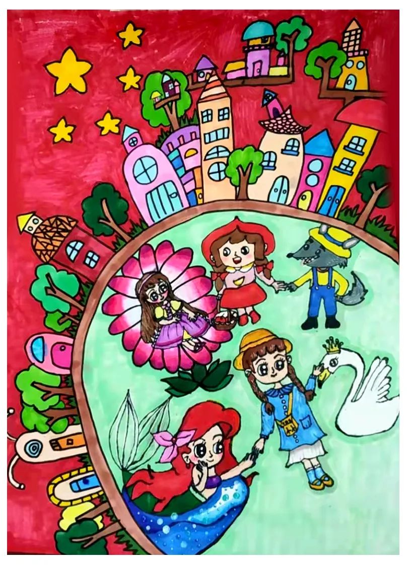 少年儿童童话故事绘画比赛优秀作品-图3