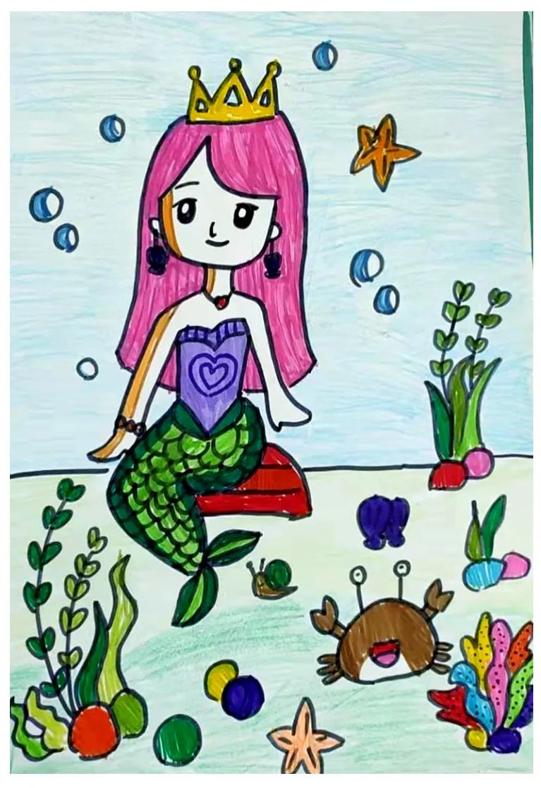 “悦童年”少年儿童绘画比赛优秀作品-图5