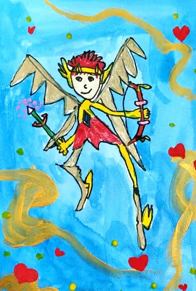 “悦童年”童话故事少年儿童绘画比赛优秀作品-图2