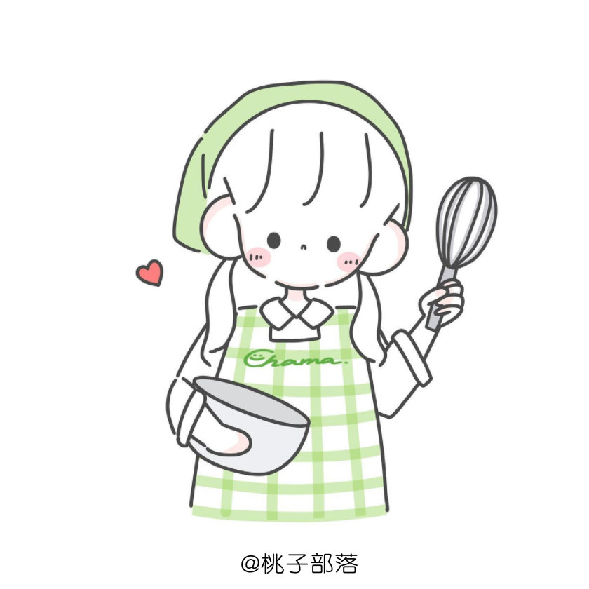 分享一组来自chama的简笔画，小姐姐的头发是不是太好画了-图5