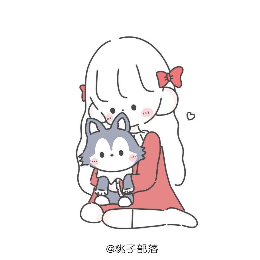 分享一组来自chama的简笔画，小姐姐的头发是不是太好画了-图6