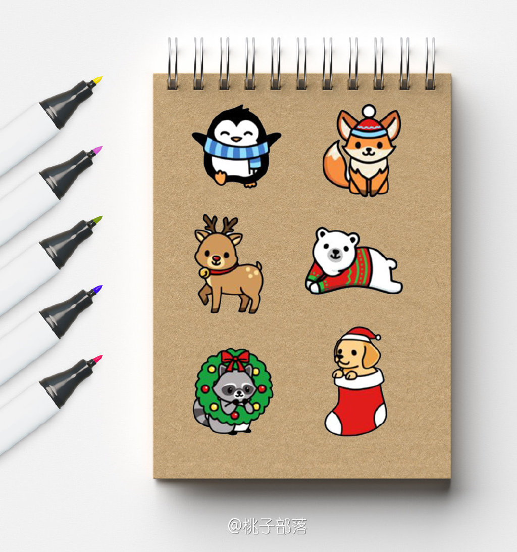 一波可爱动物简笔画图片-图3