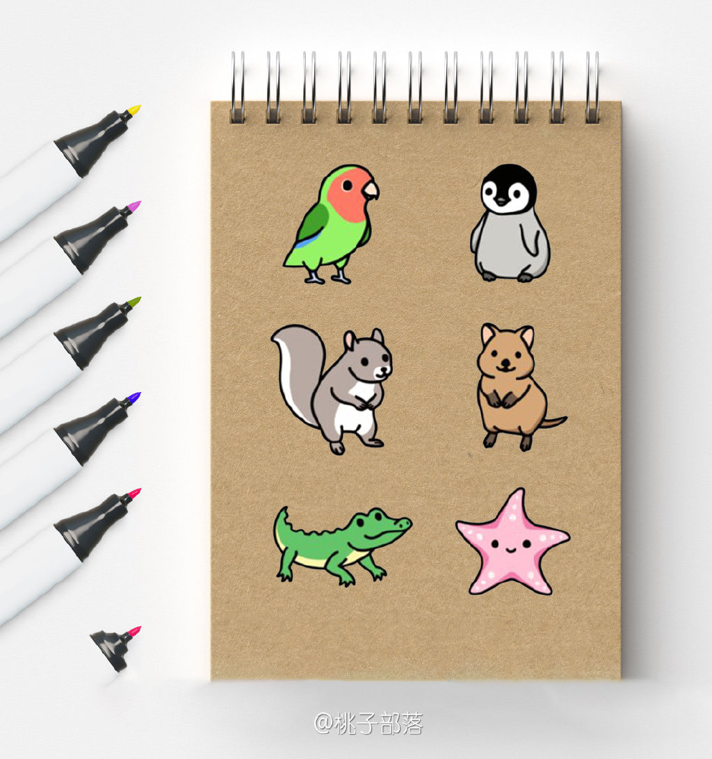 一波可爱动物简笔画图片-图7