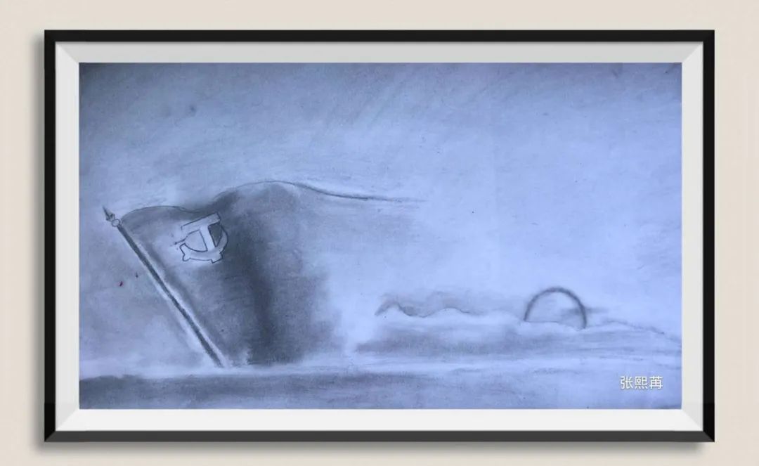 庆八•一“致敬最可爱的人”儿童绘画作品-图1