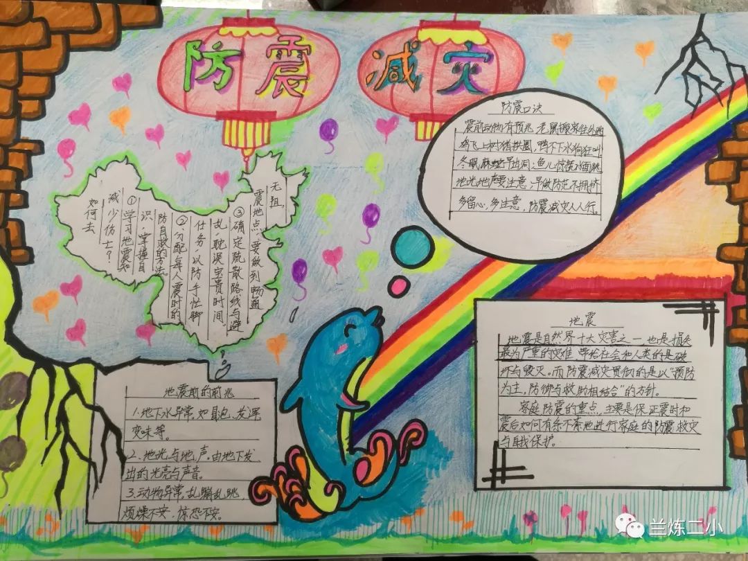 “防灾减灾 安全你我”手抄报参赛作品-图3