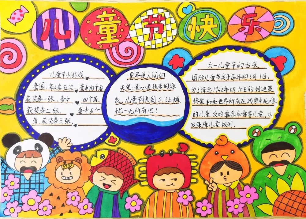 简单又好看的六一儿童节手抄报-图2