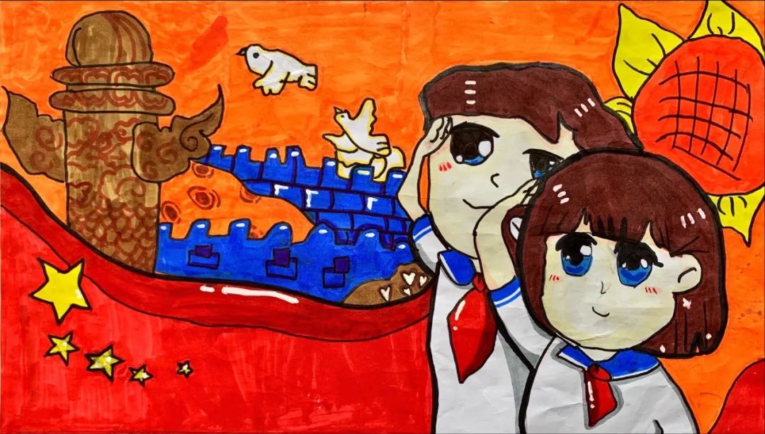 步骤2：我向祖国敬个礼1