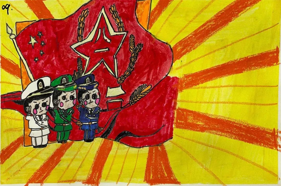 八一建军节主题绘画，致敬“最可爱的人”-图4