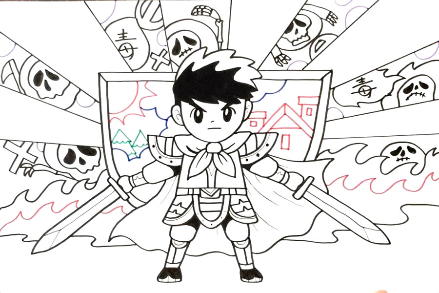 禁毒日主题绘画超详尽教程-图5