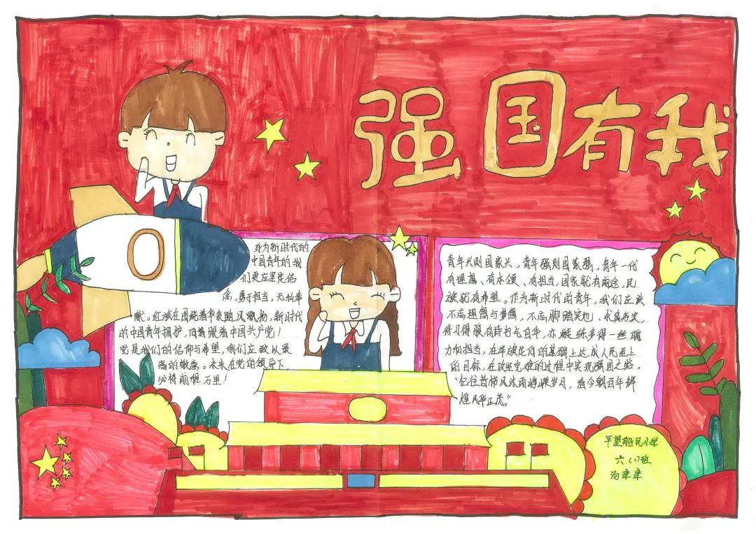 步骤2：未来强国梦的实现，有赖于新时代的好少年，因为我们最有理想，最有信念，是党的接班人。