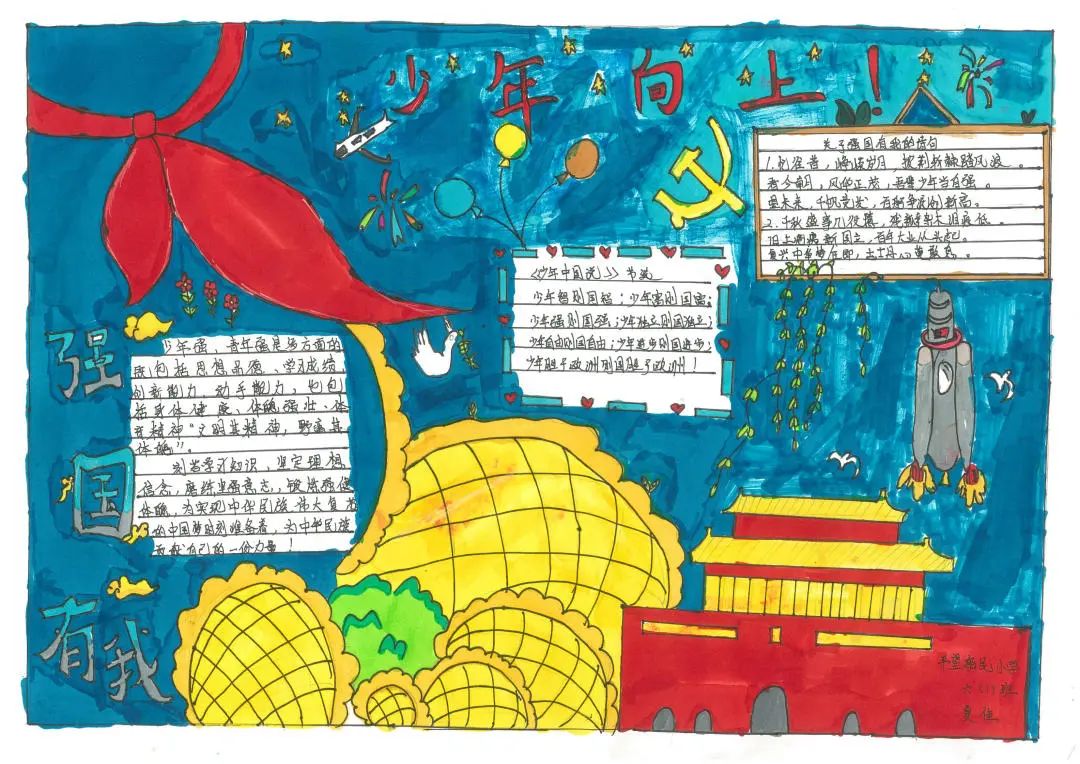 步骤9：少年最具朝气，最有理想与信念，是社会主义核心价值观的践行者，强国梦的实现离不开我们！