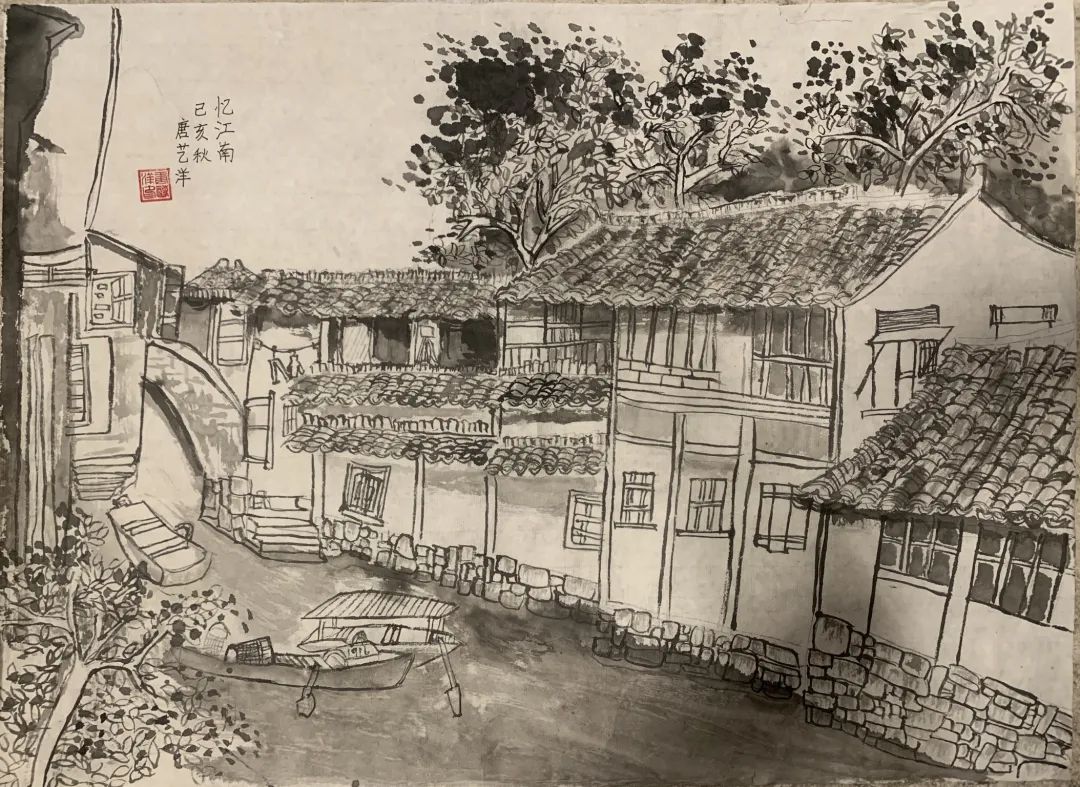 爱浦江 爱上海 我的家乡主题绘画作品-图4