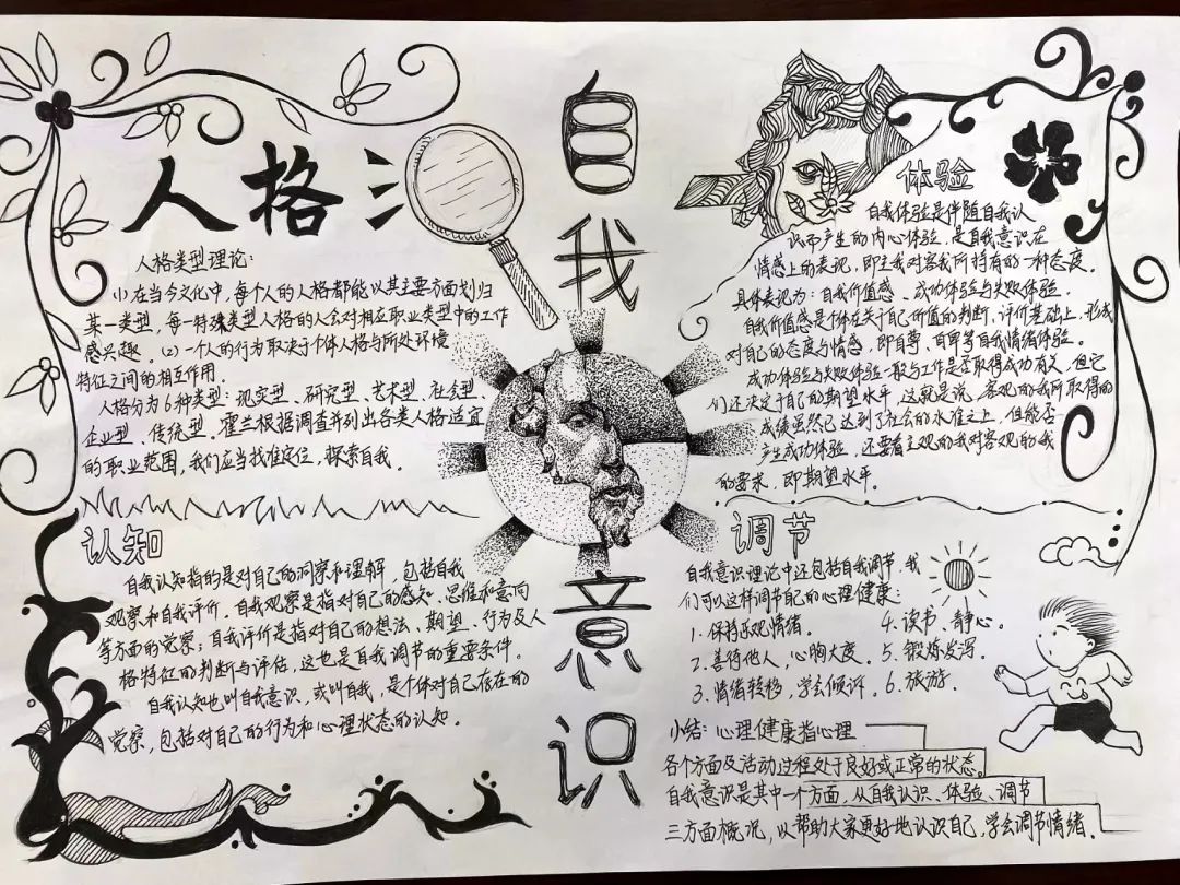 6张关于“关爱心灵 关注心理健康”的手抄报-图4