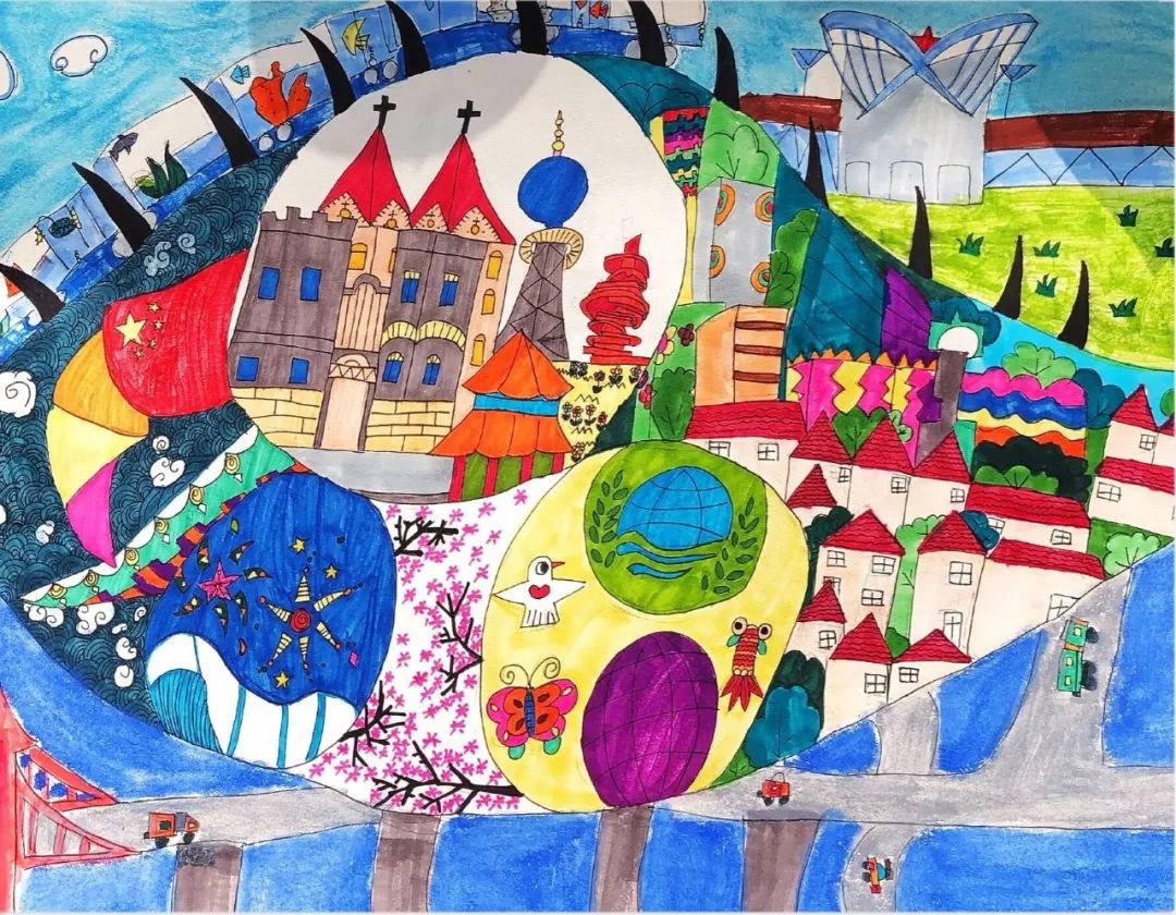 步骤3：童眼看家乡青岛