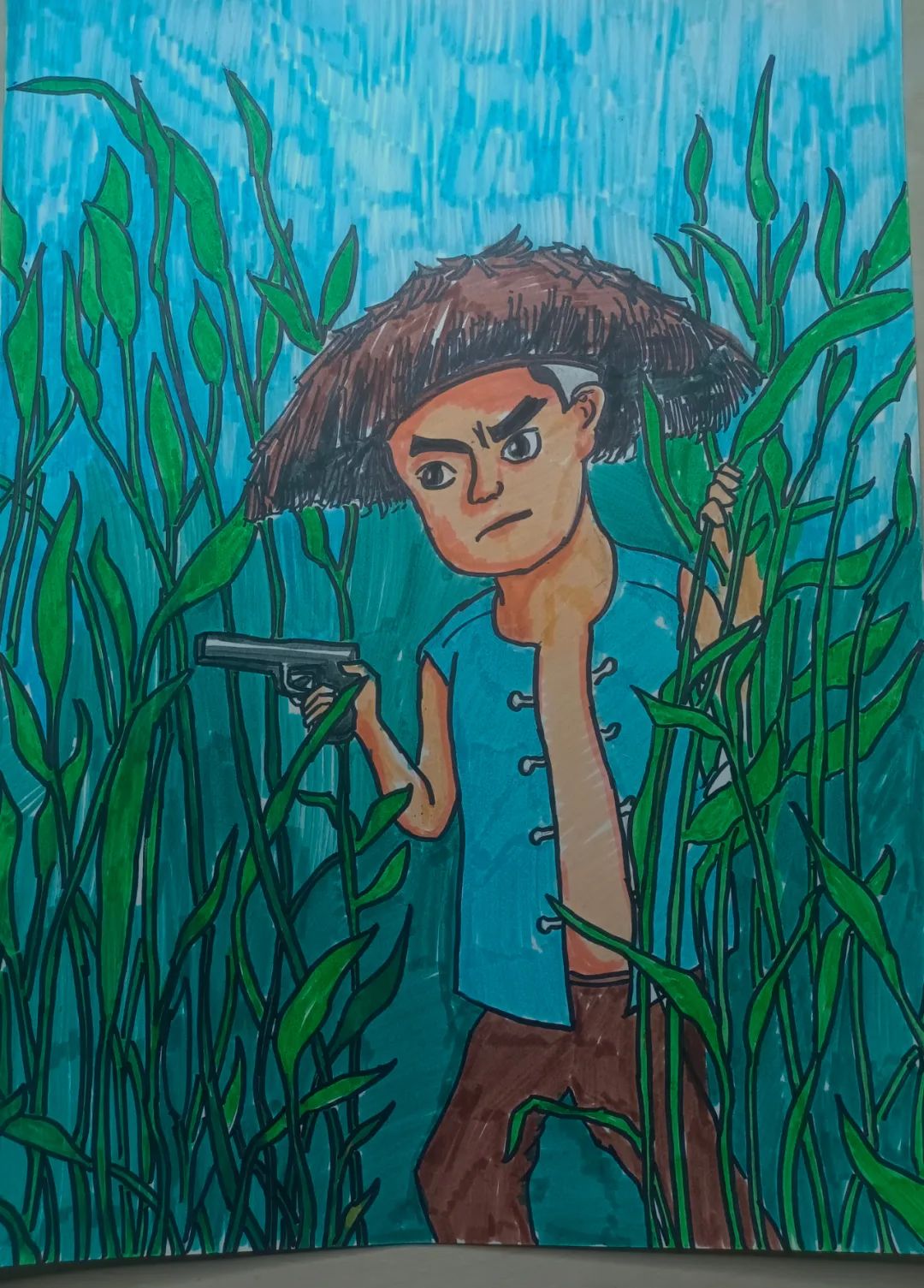 步骤2：《 白洋淀的春天》