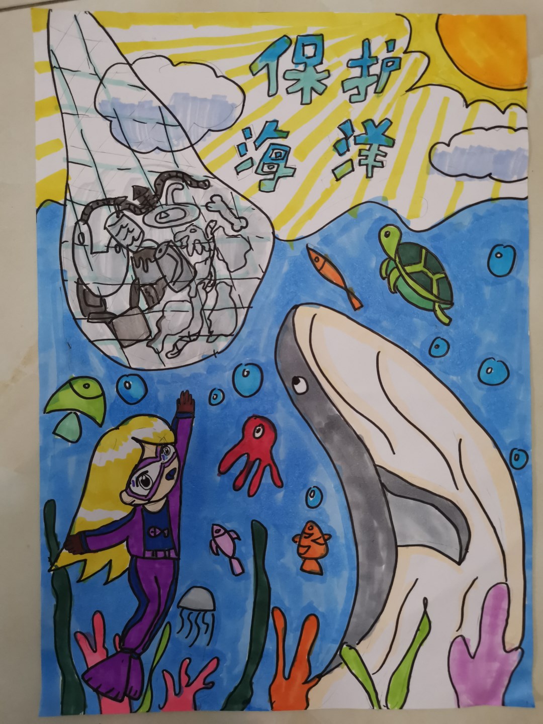 步骤2：保护海洋