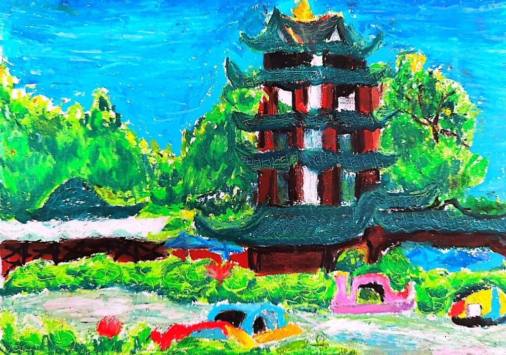 “喜迎二十大 庆建团百年”儿童绘画作品-图2