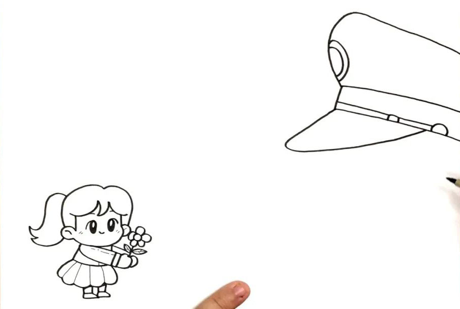 中国加油！简单的建军节手抄报教程-图2