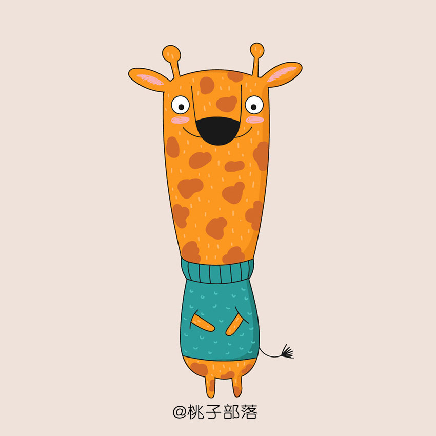 这组动物简笔画很适合初学者学习，线条比较随意，造型结构也不复杂，建议收藏起来！-图4