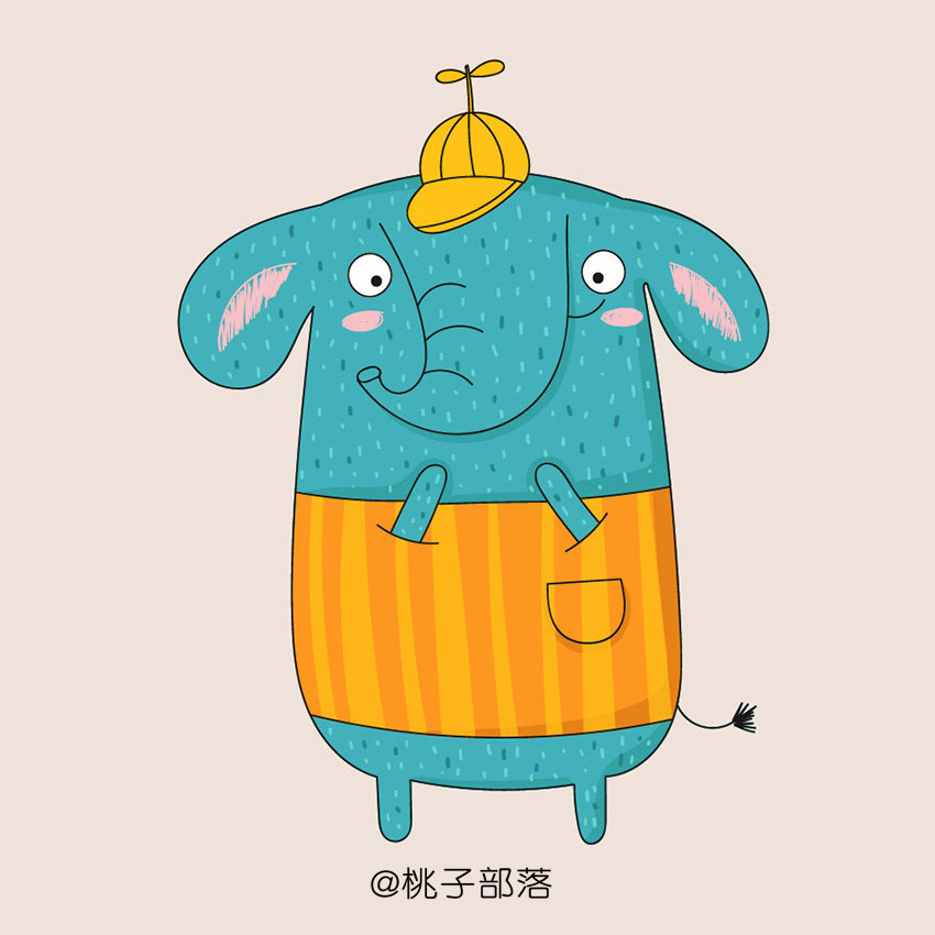 这组动物简笔画很适合初学者学习，线条比较随意，造型结构也不复杂，建议收藏起来！-图6