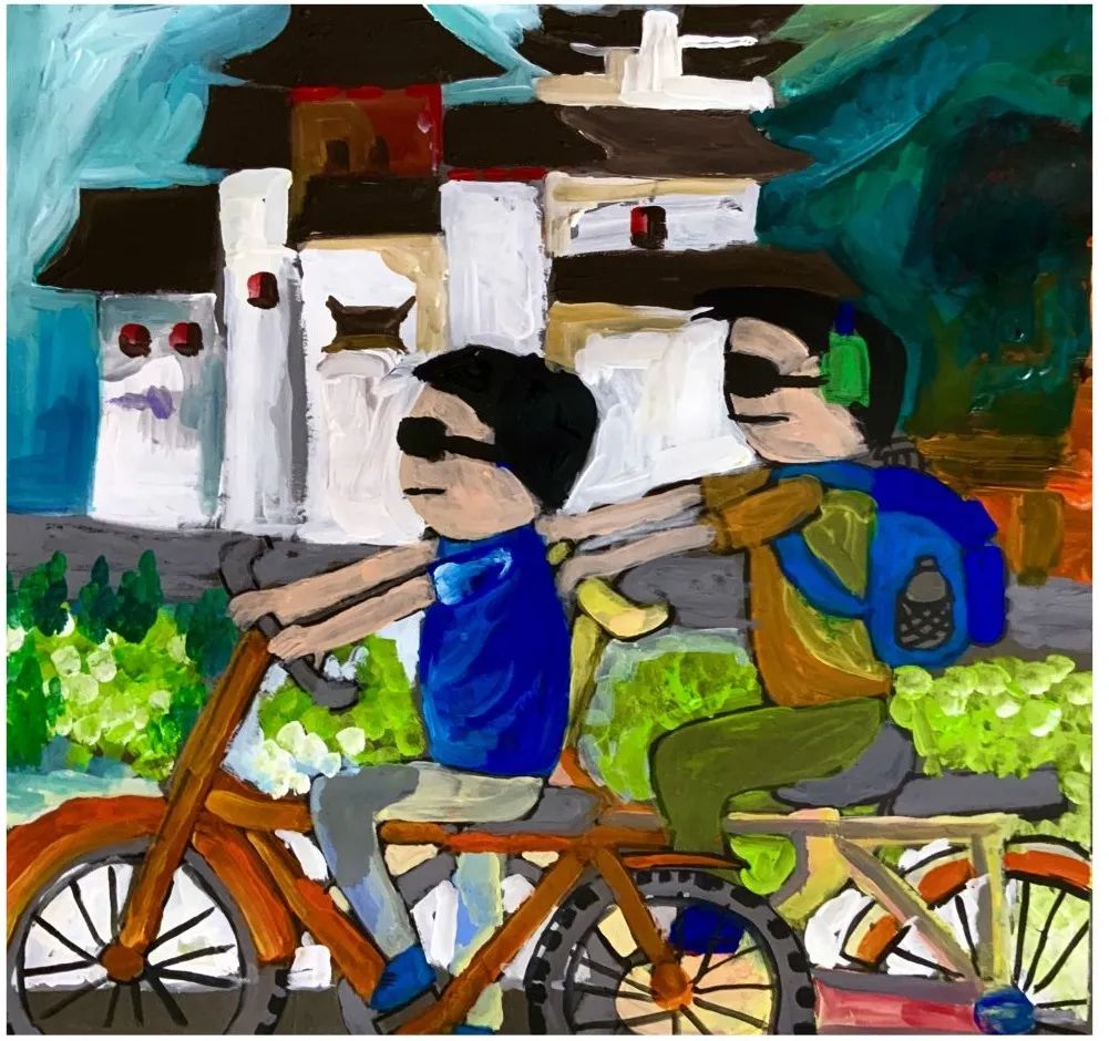 步骤3：我和弟弟游徽州